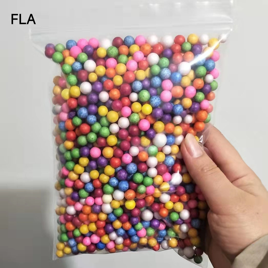 Mini perles de mousse colorées 6-8mm, boules de mousse multicolores, remplissage de polystyrène, boule à bulles, décoration de fête de mariage