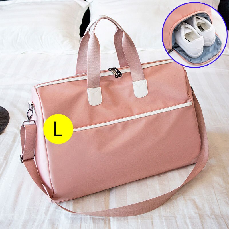 Fitness gym bag sac de sport bags tørr våte håndvesker svømming for kvinner sko tas reise trening vanntett bolsa  xa68a: Stil 2 rosa l