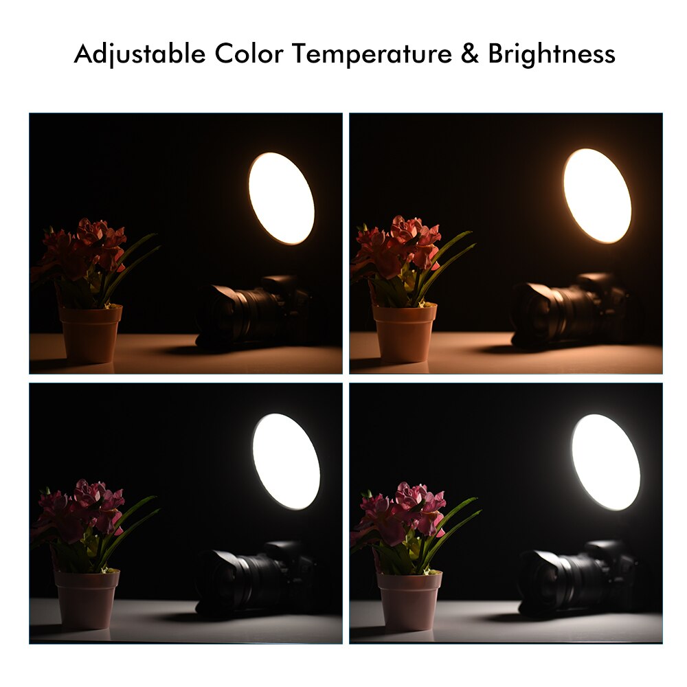 Andoer CM-200D photography lighting LED Edge Light 6inch Ultrathin Daylight 3200K-5600K Bi-color Dimmable Photo Video Light