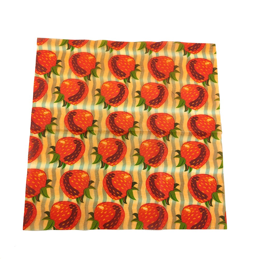Herbruikbare Bijenwas Voedsel Wraps Wasbare Voedsel Opbergzakken Biologische Bijenwas Doek Wrap Silicone Voedsel Wrap Vervanging Voor Sandwich: 1257-3C-S-1