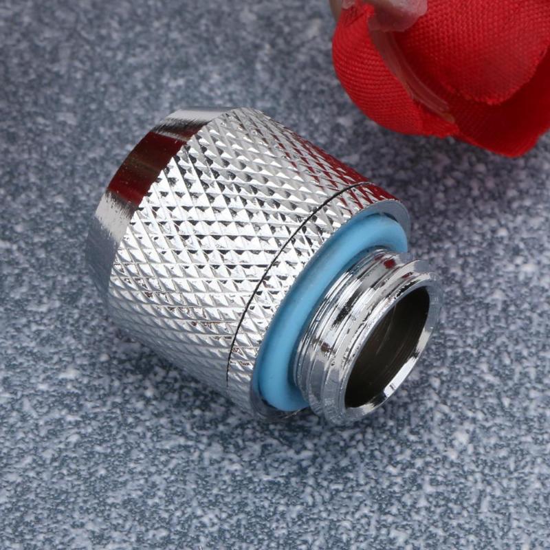G1/4 Water Cooler System External Fitting Water Cooling PC Thread Hard Tube Point Flat Thread for Connector Tube