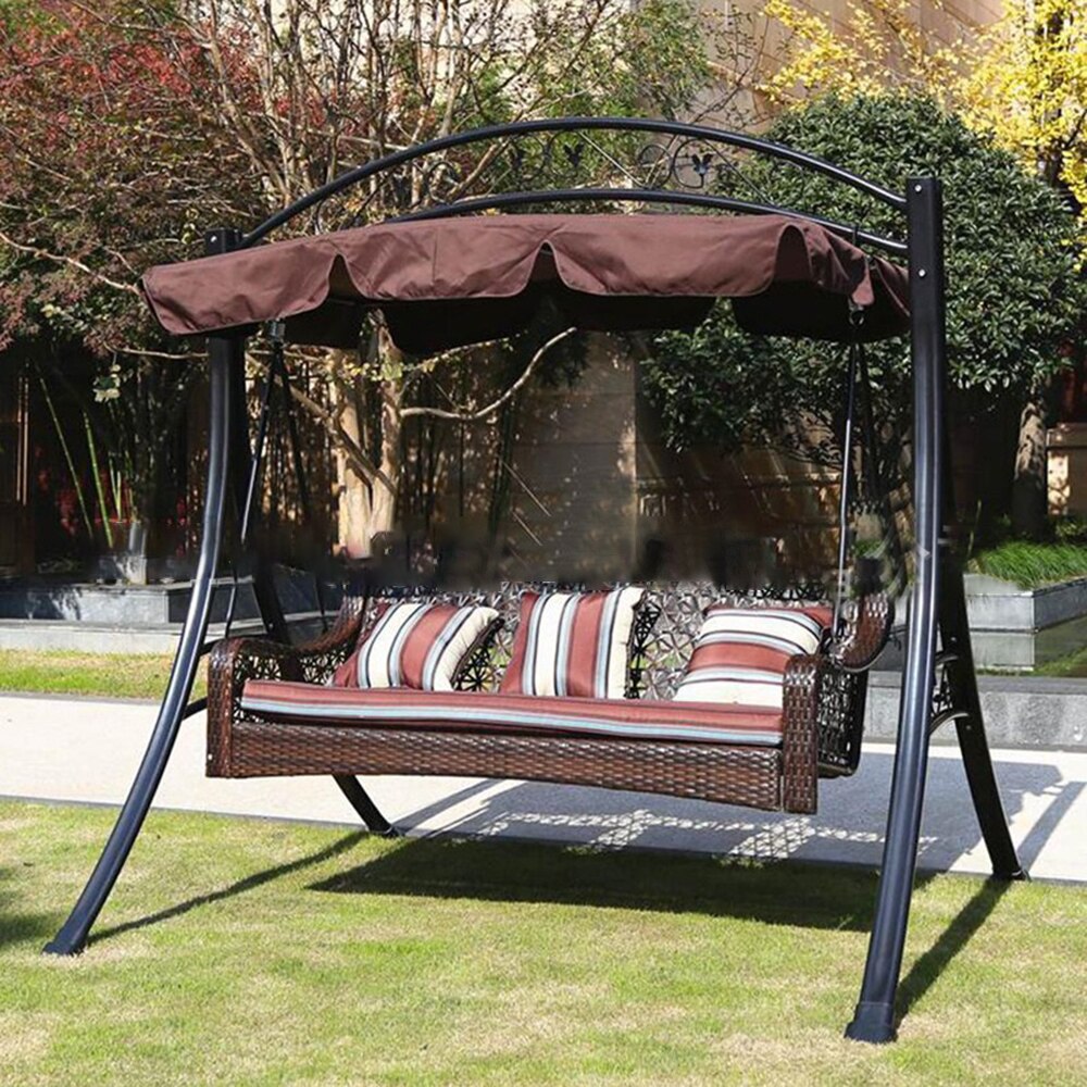 Balançoire étanche couverture extérieure balançoire auvent chaise tente parasol Camping balançoire toit remplacement jardin fournitures tissu soleil ombre