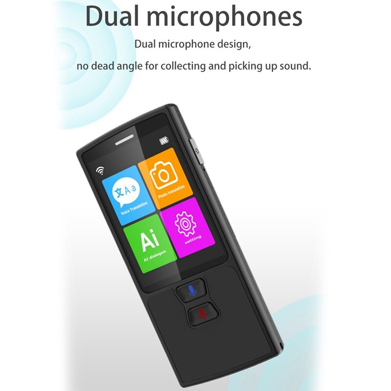 76 Languages Voice Translator D9 Translator Learning Machine Intelligent Travel Translator