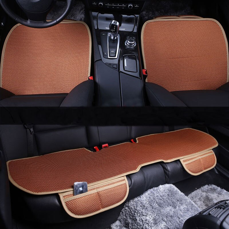 Auto bekleding auto stoelhoezen kussen voor ALFA 147 156 159 166 romeo giulietta Giulia Stelvio MiTo: brown