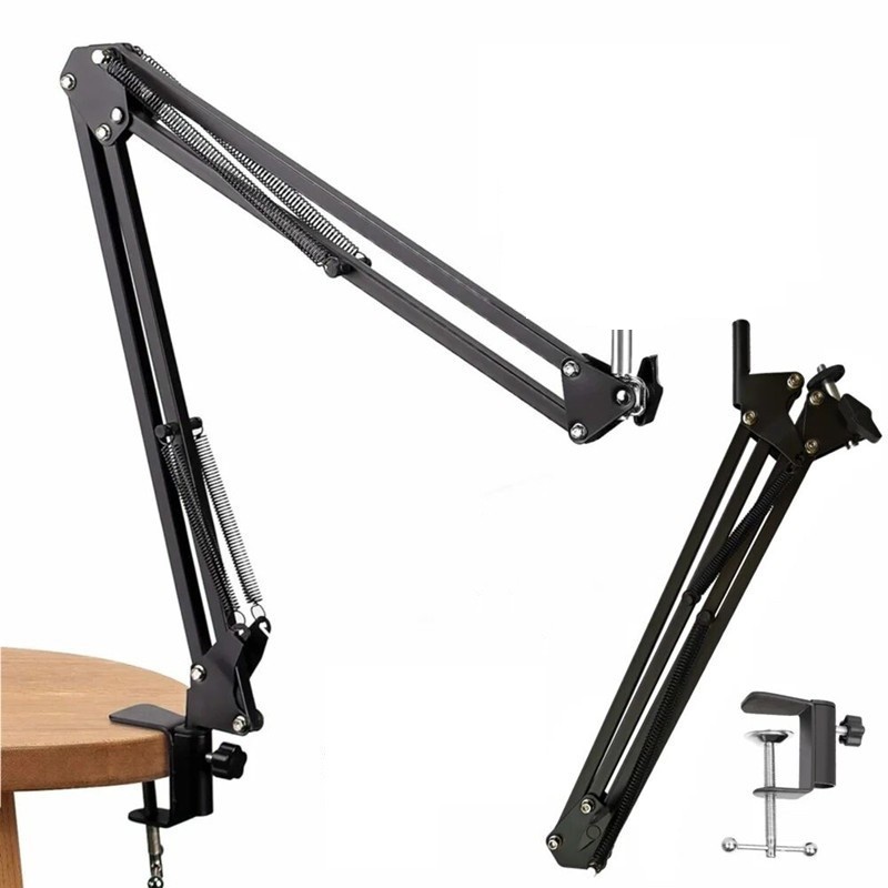 FANGTUOSI Tripods Phone Camera tripod Table Stand Set Photography Adjustable With Phone Holder For LED Ring Light: green