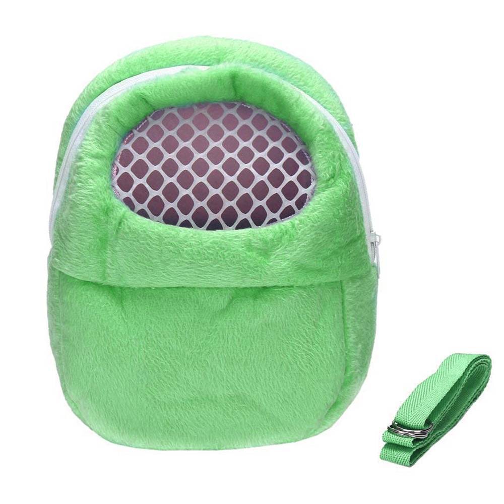 Largest supplier Small Pet Carrier Hamster Travel Warm Bags Cages Guinea Pig Carry Pouch Bag: Green / S