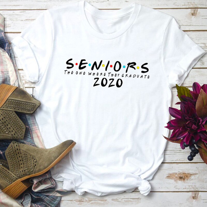 Seniors The One T-shirt Cotton Unisex T-shirt Tops Casual Short Sleeve HB88