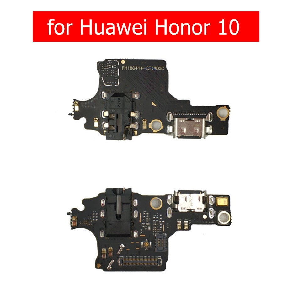 Voor Huawei Honor 10 Usb Lader Connector Flex Kabel Oortelefoon Jack Usb Opladen Dock Pcb Board Flex Kabel Reparatie Onderdelen