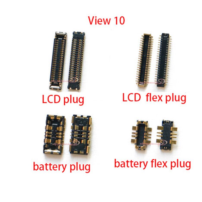 Affichage LCD FPC connecteur prise et batterie FPC connecteur pince prise pour Huawei Honor View 10