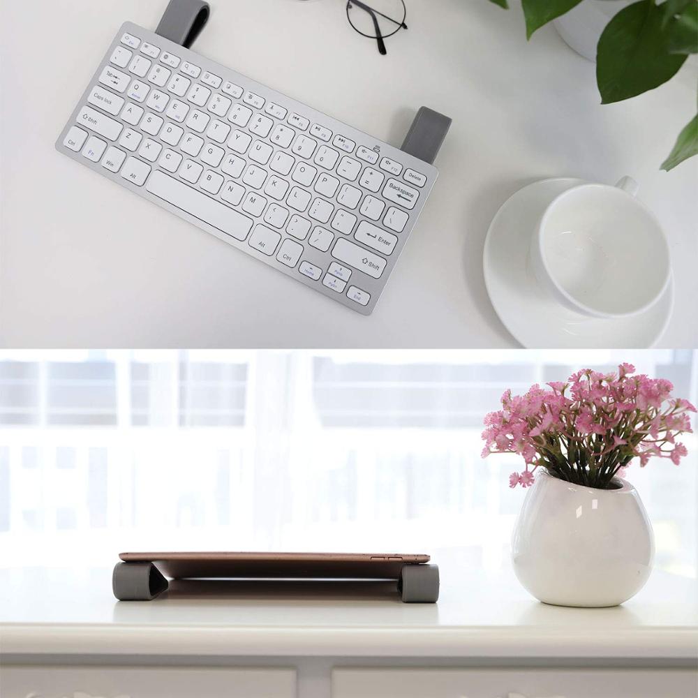 Universell bærbar / bærbar stativ , 2 stk sklisikker holdbar stativ lett stabil bærbar stigerør til bærbar pc, nettbrett, tastatur