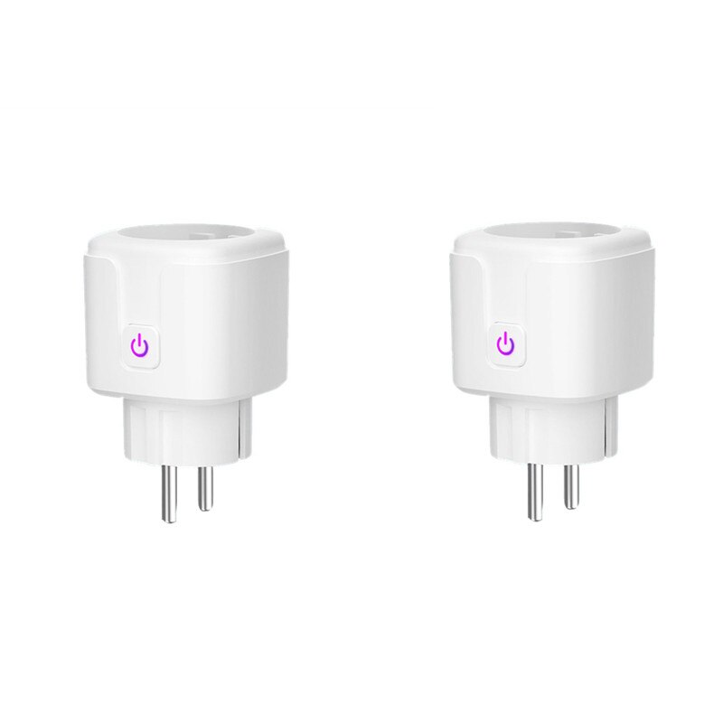 WiFi Smart Plug EU US UK Adaptor Wireless Remote Voice Control Power Energy Monitor Outlet Timer Socket for Alexa Google Home: 2 PCS