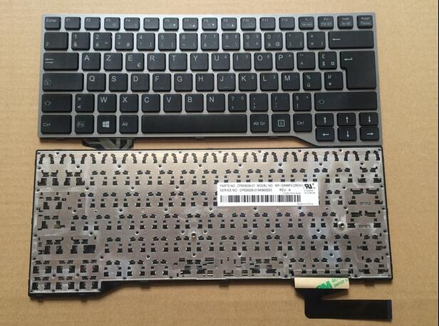 Teclado para Fujitsu LifeBook E544 E733 E734 E736 E743 E744 E746/US/UK/GB/Turco/francés belga/