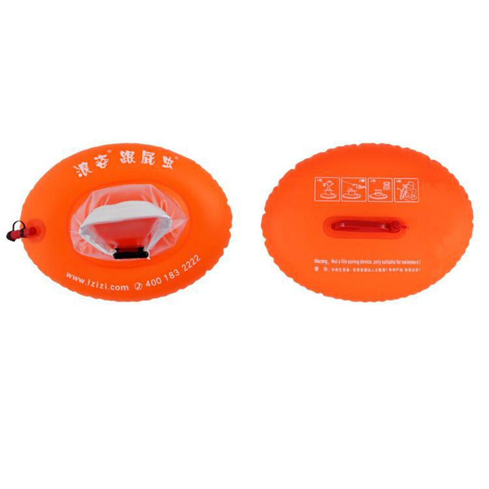 Praktische Pvc Zwemmen Boei Dubbele Airbags Kleding Verdrinking Preventie Zwemmen Float Zak Oranje Opvallend Veiligheid