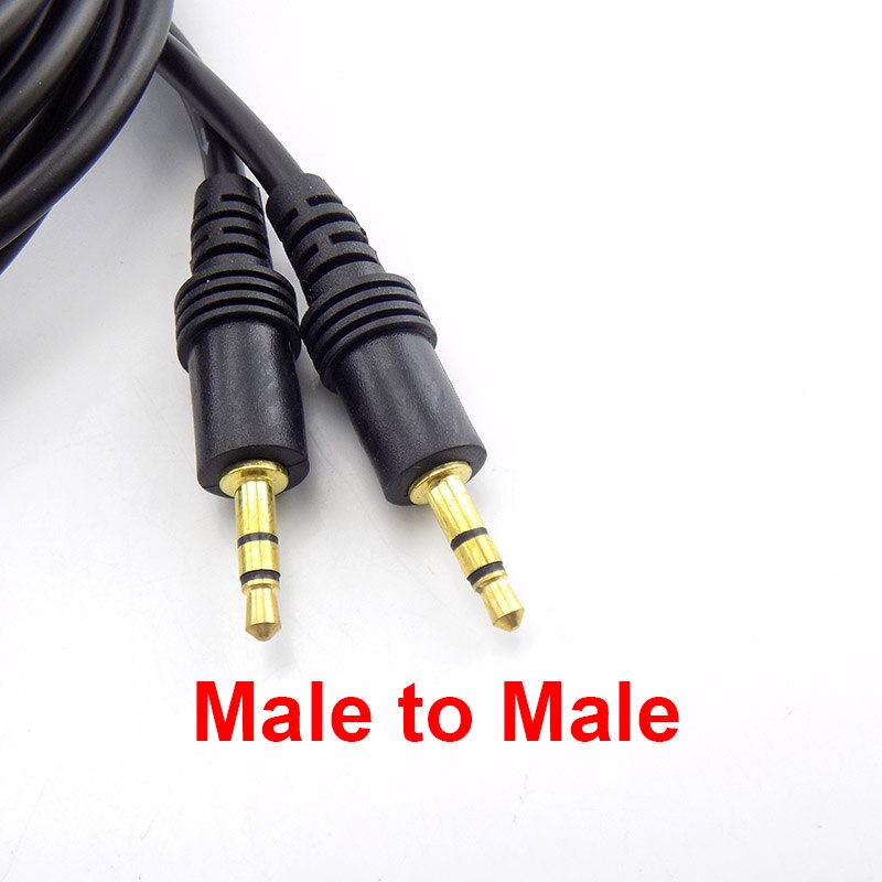1,5 m 10m 15m 20m 3,5mm stereo plug to plug jack male to female audio aux cable extension cable for computer laptop  mp3/mp4: Male to male / 10m