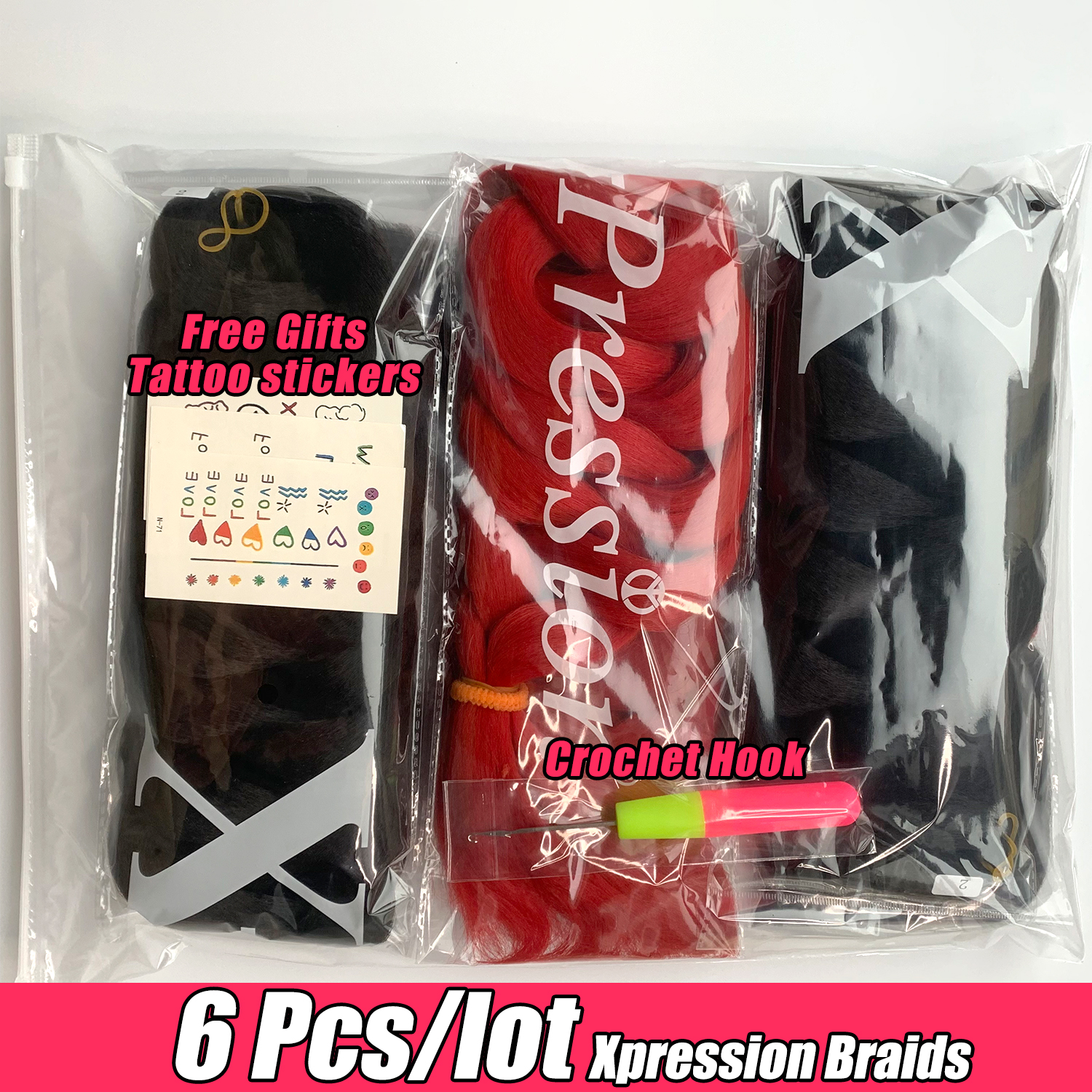Una pieza, 82 pulgadas, 165g, trenza de fibra térmica, pelo trenzado sintético, Color puro, extensiones de cabello trenzado Jumbo de ganchillo para mujer