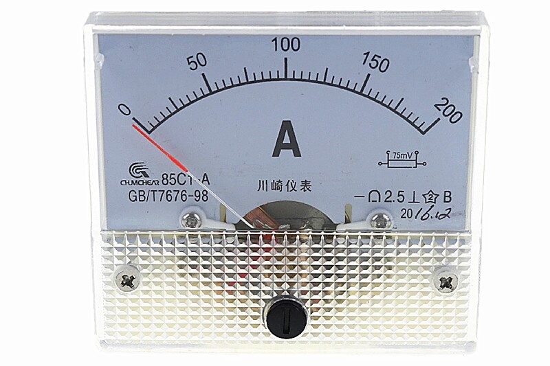 DC Analog Meter Panel 200A AMP Current Ammeters 85C1 0-200A Gauge