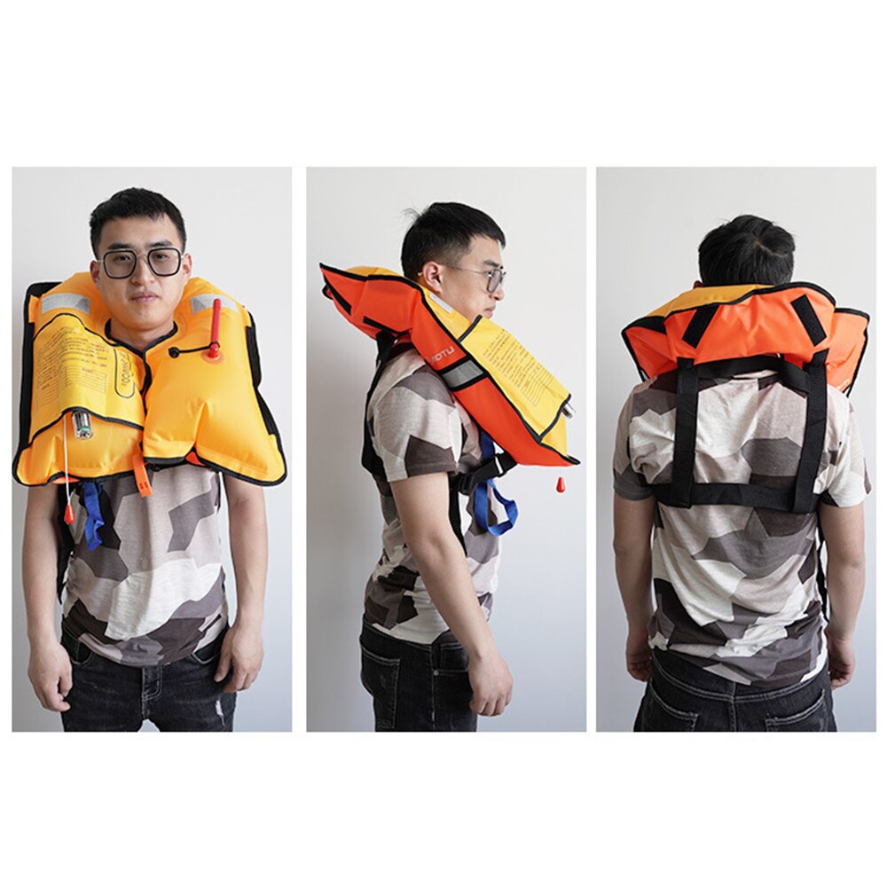 Lixada Water Sports Swiming Fishing Survival Vest Adult Swimming Boating Sailing Fishing Kayak Life Vest Inflatable Life Jacke