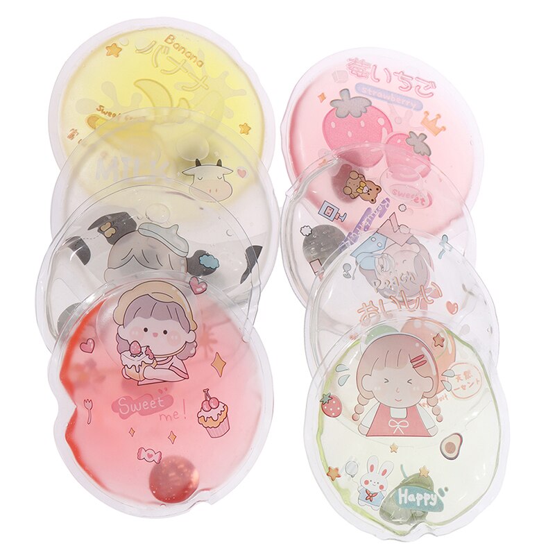 1PC wielokrotnego użytku żelowy ogrzewacz dłoni śliczny zabawny z napisem mini zimowy natychmiastowy pakiet grzewczy cieplej gorąco!