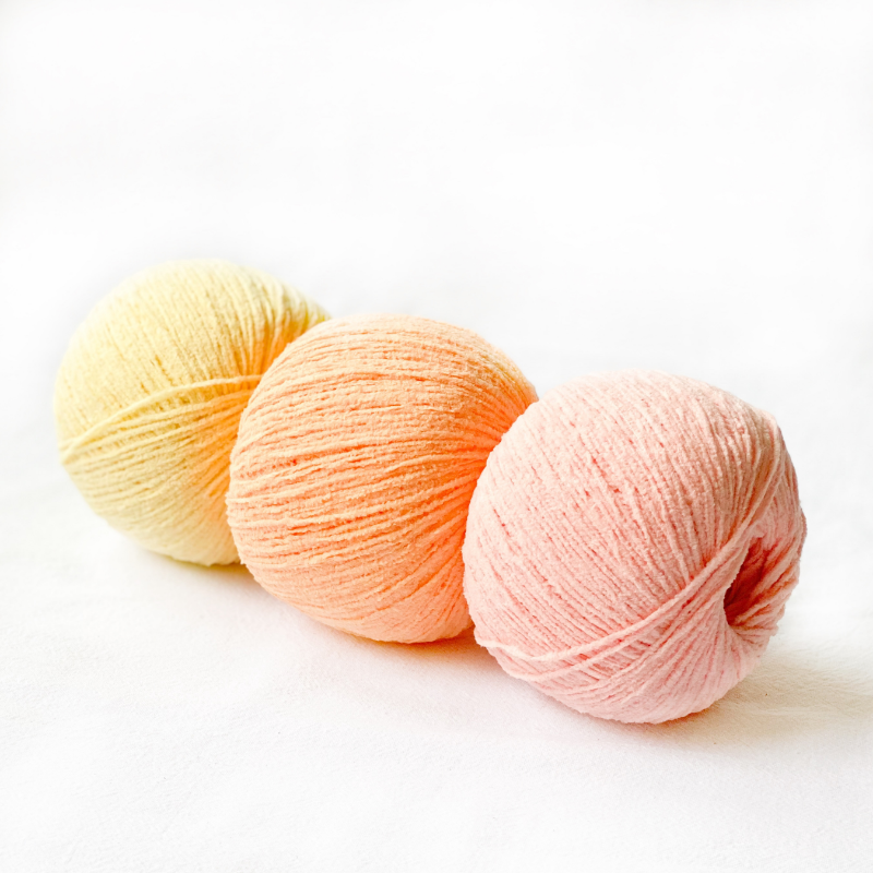 2mm de algodón esponjoso fino chenilla mate 50g DIY muñeca de ganchillo a mano muñeca tejida Edelweiss oro terciopelo lana tejer suéter zapatos