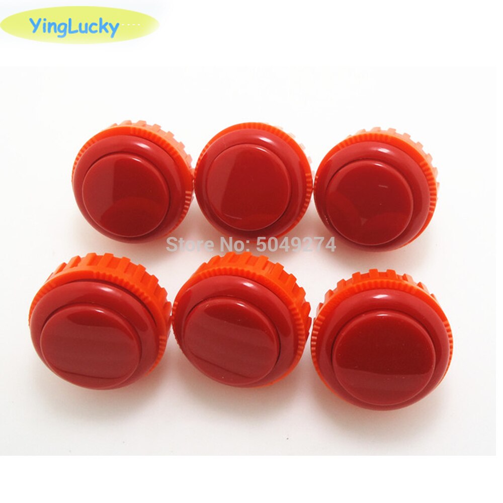 Yinglucky 10 pcs Japan originele sanwa OBSN-24/OBSN-30 drukknop Met Moer Arcade Drukknop