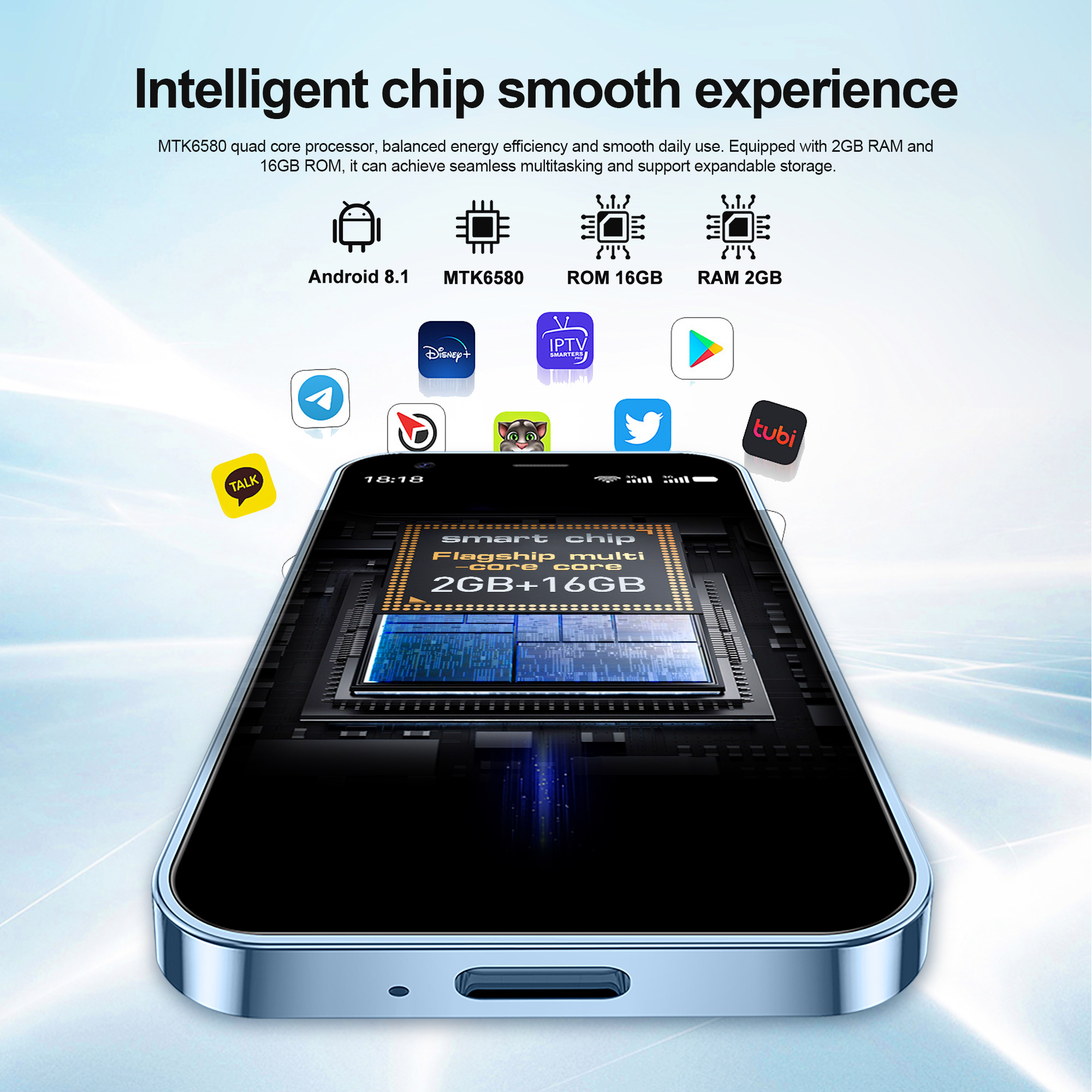 Kostenlose Smartwatch! SERVO 15SE Mini-Smartphone 3G WCDMA Android-System 2 GB + 16 GB WiFi-Hotspot 3,0 Zoll Taschen-Smartphones 2 SIM-Standby