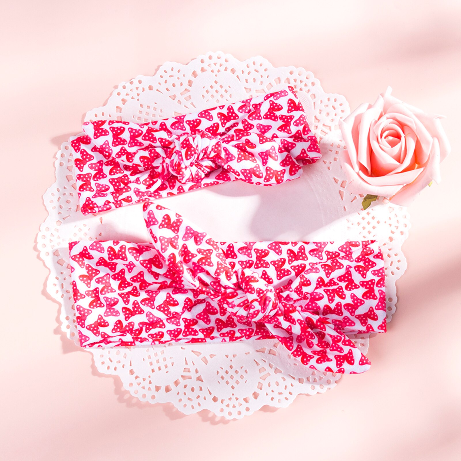 2 Stuks Haarband Vrouwelijke Verbreed Bloemenprint Hoofdband Headwrap Haaraccessoires Voor Volwassenen Kids