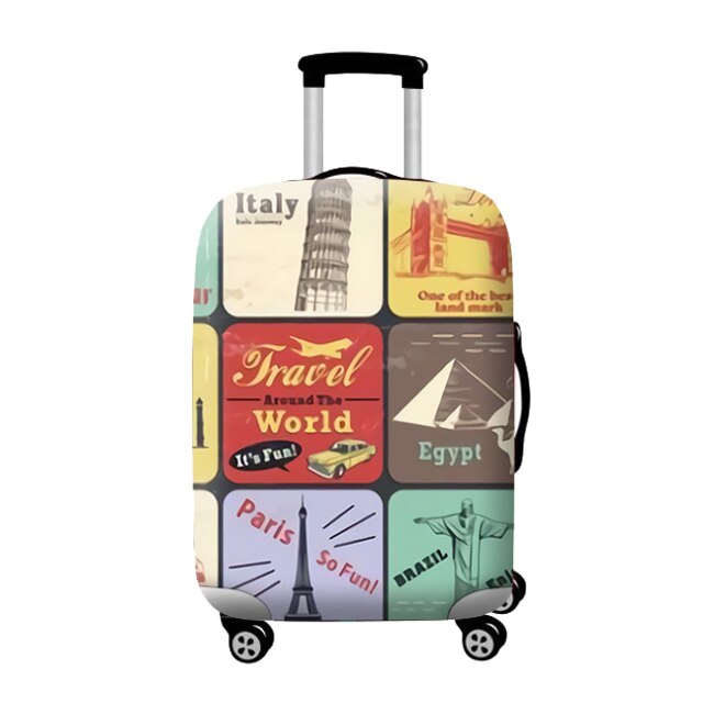HMUNII akcesoria podróżne elastyczny bagaż osłona przeciwpyłowa pokrowiec ochronny na walizkę walizka zastosuj do walizki 18 &#39;&#39;-32&#39;&#39;: D-Luggage cover / XL