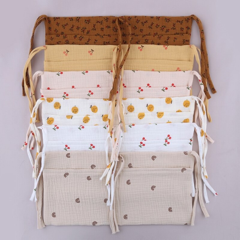 Sac de rangement suspendu pour lit de bébé et -né,en coton, berceau, organisation, jouet, couche-culotte, poche, ensemble de literie, accessoires, boutique de couches,