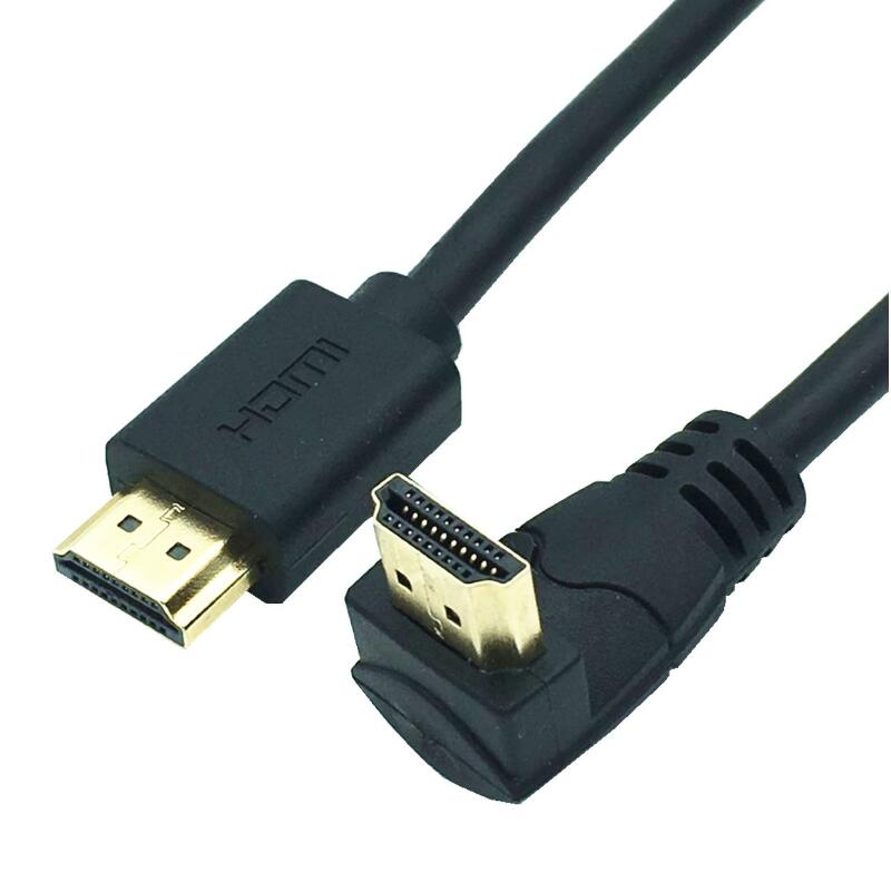 4 K * 2 K 60 HZ HDMI 2.0 Maschio a HDMI v2.0 Imbottiture & Up & Left & a destra Ad Angolo di 90 gradi Maschio HD Cavo di estensione HDMI 2.0 v cavo ad angolo