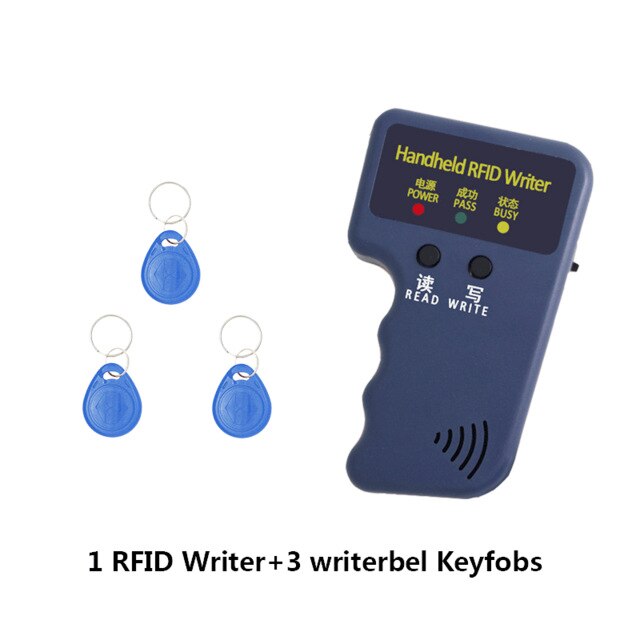 Handhållen 125 khz rfid duplicering kopiator skrivare programmerare läsare nycklar kort passar rfid skrivare kopiator läsare duplicering: Stil 2