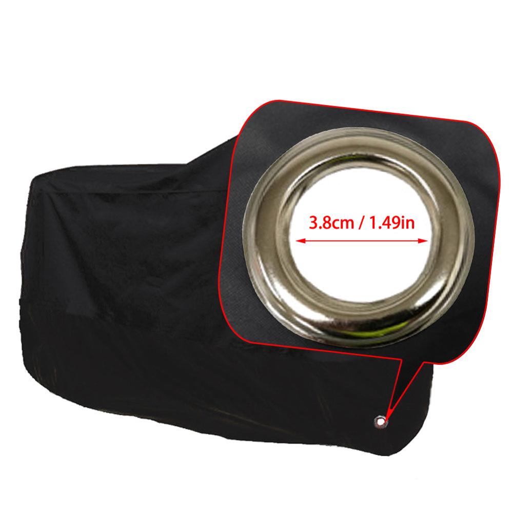 Ml xl xxl xxxl 190t fuld sort motorcykel cover udendørs uv-beskytter vandtæt regn støvtæt cover anti-tyveri med låsehul