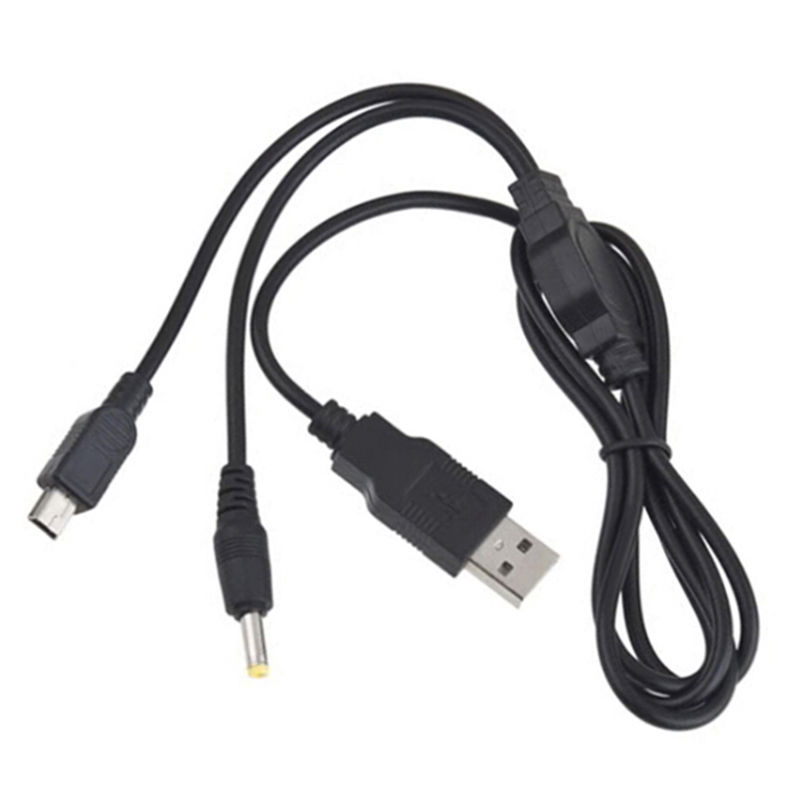 2 In 1 Usb Lader Kabel Voor Psp 1000 2000 3000 Opladen Overdracht Data Powe Cord Voor Sony Psp 2000 power Kabel Spel Accessoire