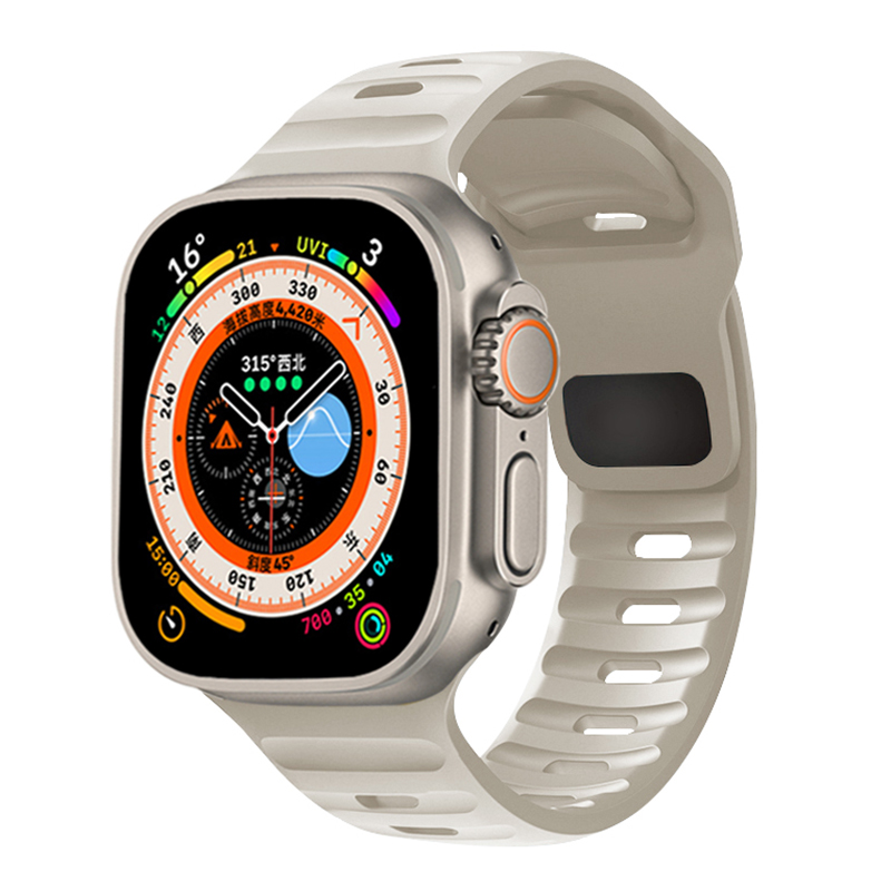 Silicone Strap For Apple Watch ultra Band 49mm 45mm 44mm 42mm 40mm 41mm 38 45 mm correa bracelet iwatch Series 9 8 7 6 5 4 3 se