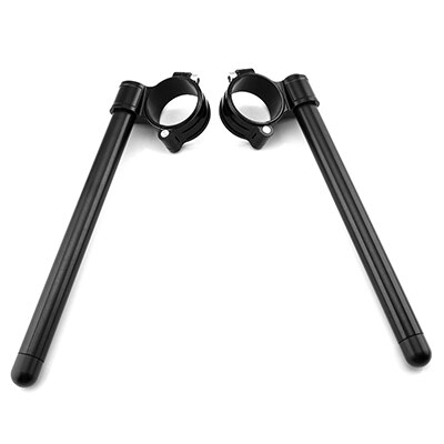 CNC Motorcycle Handlebar Clip Ons 47MM Clamp for Yamaha R3 R15 V3 Clip On Fork Handle Bar Fork Tube Cafe Racer: black