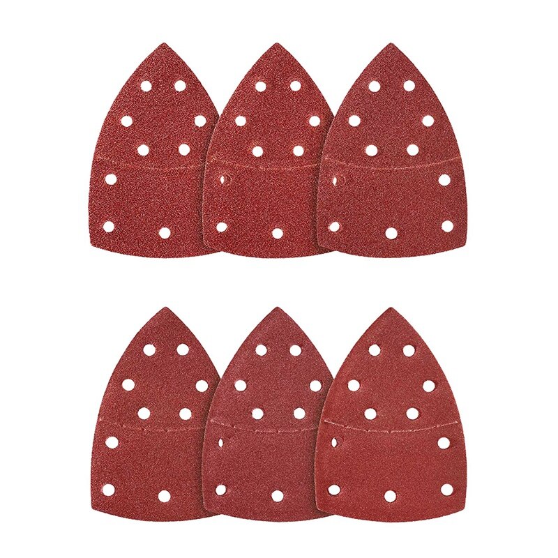 50 pièces feuilles de ponçage, tapis de ponceuse de souris pour s'adapter à la multi-ponceuse et tous les multi-outils oscillants