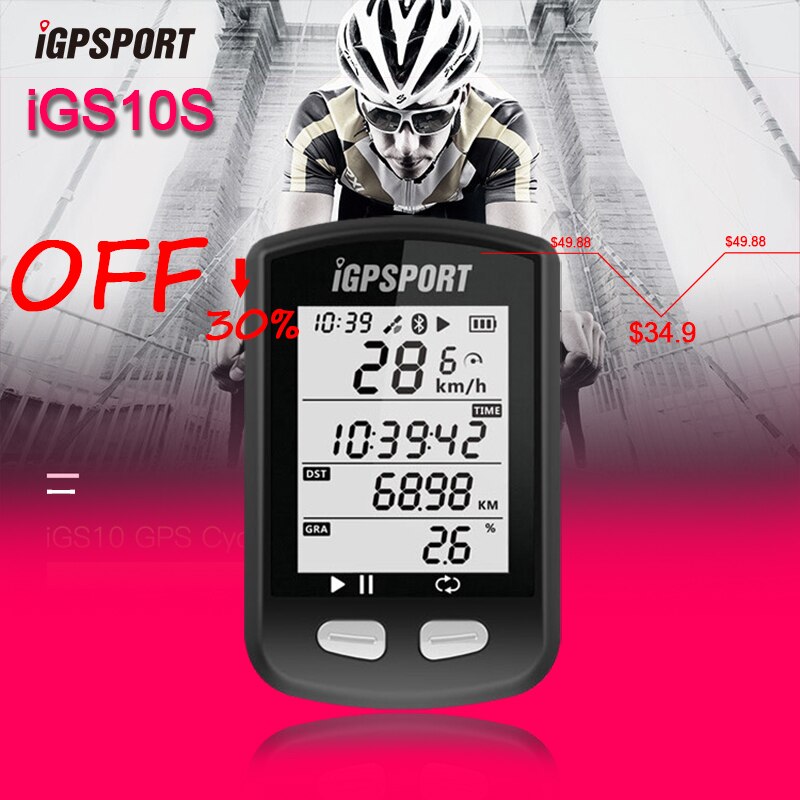 Compteur Gps Velo COOSPO Ordinateur De Vélo Sans Fil GPS, Compteur De Vitesse De Vélo Compteur Vitesse Vélo Bluetooth