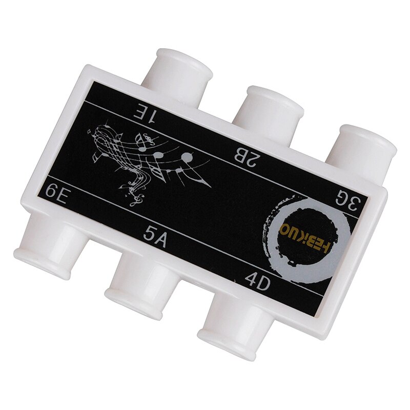 1pc pitch pipe tuner akustisk guitar streng tuning plastic lauren guitar pitch pipe - eadgbe