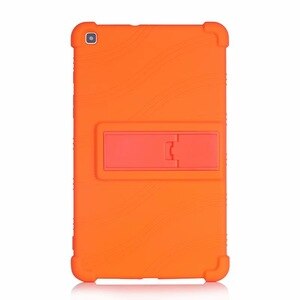 Child Shockproof Silicon Case For Samusng Galaxy Tab A 8.0 inch T290 SM-T290 T295 T297 Kickstand Tablet Shell Case Cover #S: Orange