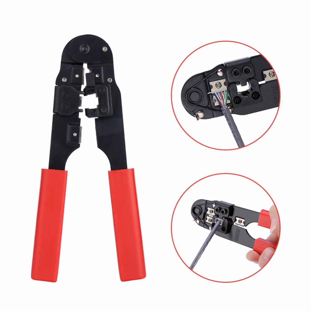 Krimpen Snijden Striping Networking Draad Tool Kit Crimper Stripper Voor 8P8C Rj45