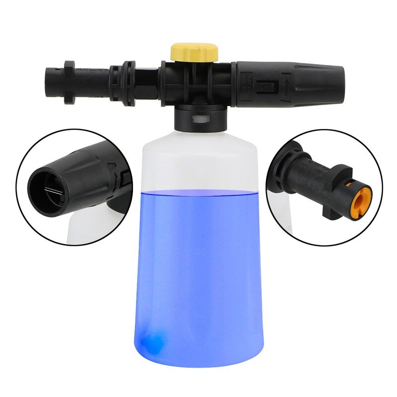 High Pressure Cleaner Car Washer Soap Foamer 750ML with Adjustable Sprayer Nozzle for Karcher K2 K3 K4 K5 K6 K7 Auto Accessorie