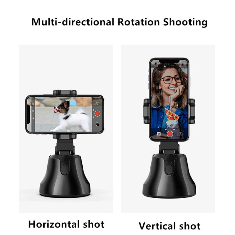 Smartphone Selfie Shooting Gimbal Face 360° Tracking Object holder Apai Genie Smart Phone camera Selfie Stick for Live Record