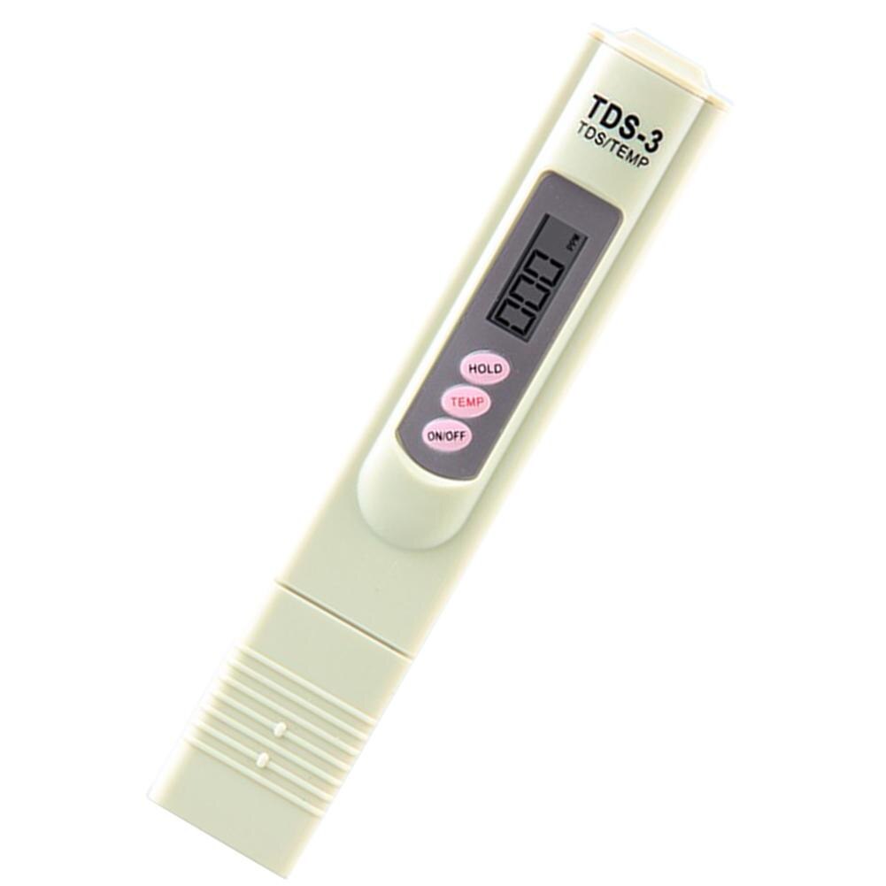 Tds -3 bärbar vattenanalysator digital bärbar hållbar tds mätare tester filterpenna för kran/rent/mineralvatten
