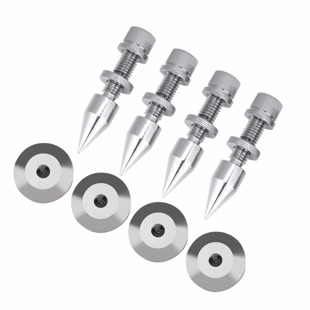 4PCS Speaker Spike Isolation Feet - Copper HiFi Shockproof Cone Base Pads