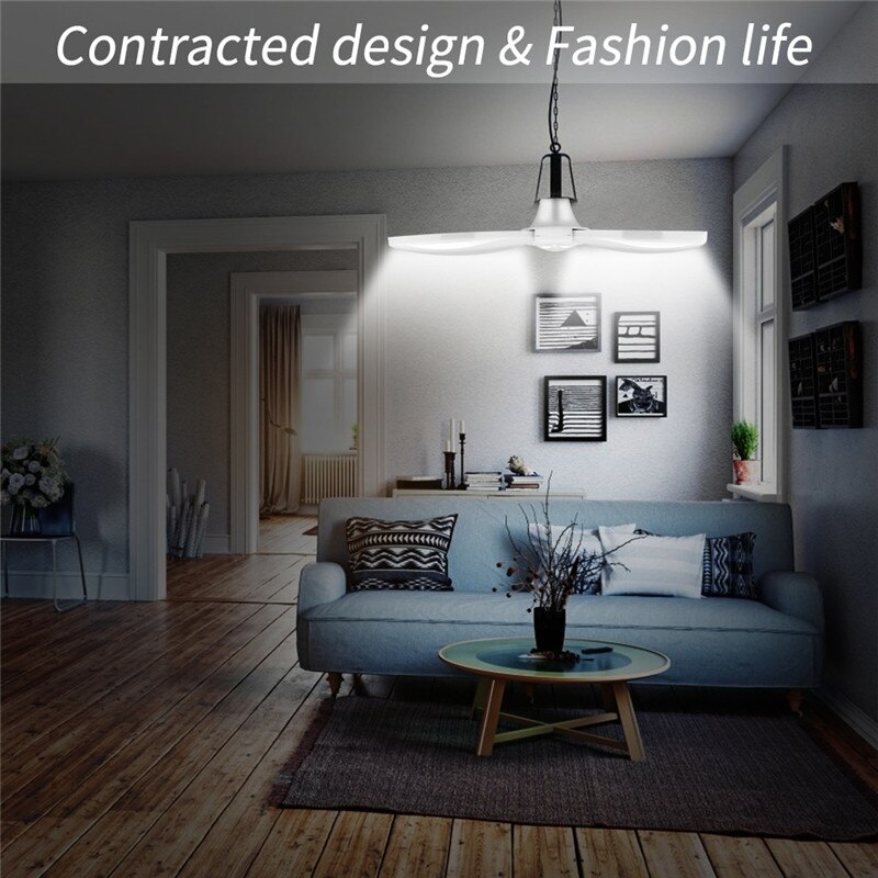 Hanglampen led garage winkel werklampen thuis plafond armatuur vervormbare lamp 45w e27 84 led  #3 j 03