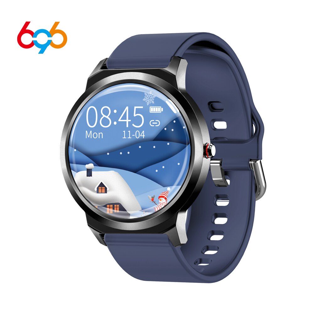 696 h6 pro smartwatch voor mannen en vrouwen met bloeddrukmeting en hartslagmeter, waterdicht en alarm, smartwatch voor android en apple-telefoonband