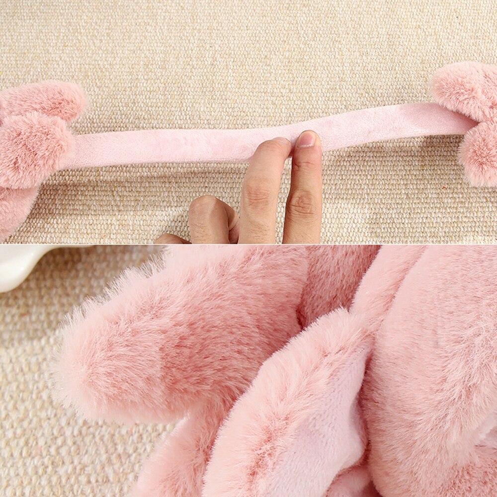 Protège-oreilles de lapin pliants pour enfants, élégants et créatifs, chauds, à la , pour fille et enfant