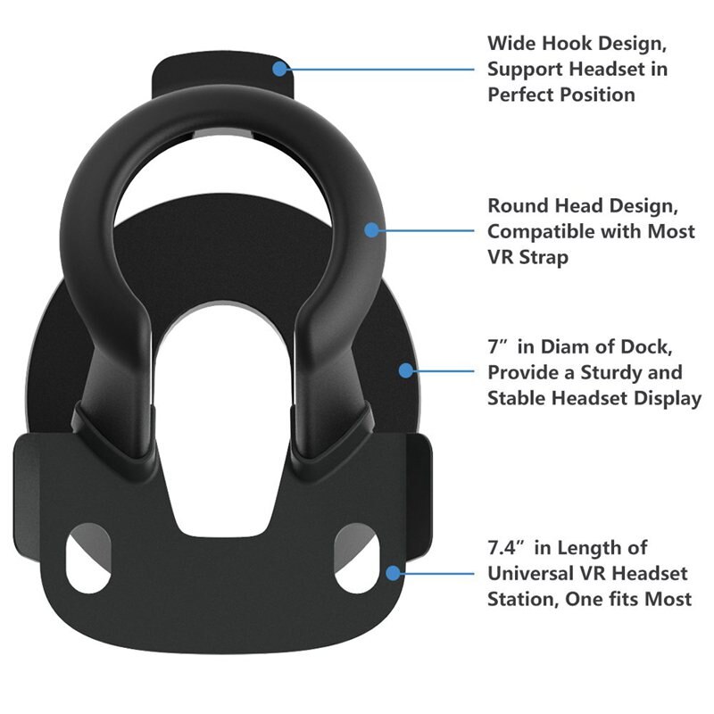 Soporte para Vr Realidad Virtual soporte para pantalla de auriculares para todos las gafas Vr Htc Vive Sony Psvr y Oculus Rift Oculus Go Google Daydre