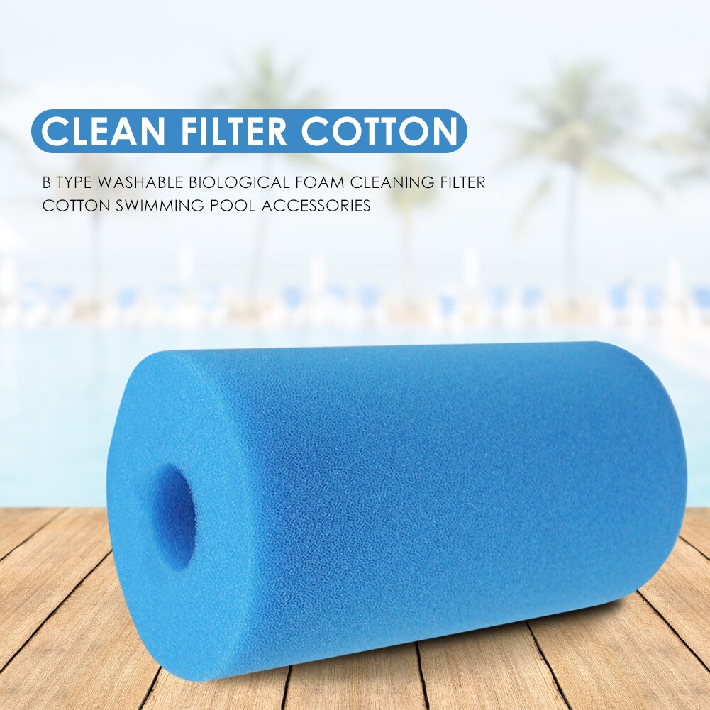 Intex B Washable Foam Filter Sponge Cartridge Swimming Pool Reusable Sponge Roll Easy Carrying Swimming Durable Parts