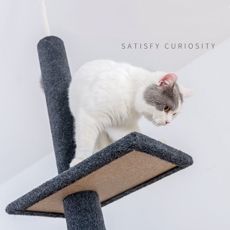 Cat climbing frame large Tongtian pillar cat tree cat grasping pillar cat jumping platform cat grasping board Four Seasons cat