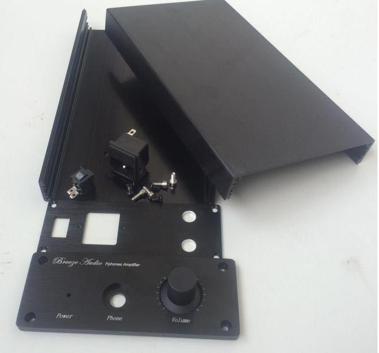 BZ1506I Tutto In Alluminio Amplificatore Per Cuffie Chassis Amplificatore di Potenza Caso Cuffie FAI DA TE Box HI-FI Scatola
